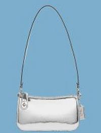 Coach Shine Collection: Metallic Silver Bags and Apparel