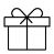 wrapped gift icon