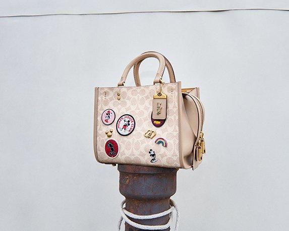 COACH® | Disney X Coach Charter Belt Bag 7 With Mickey Mouse