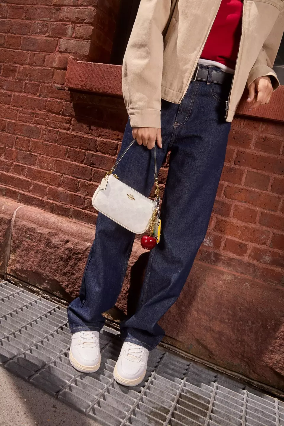 Model styling layered bags