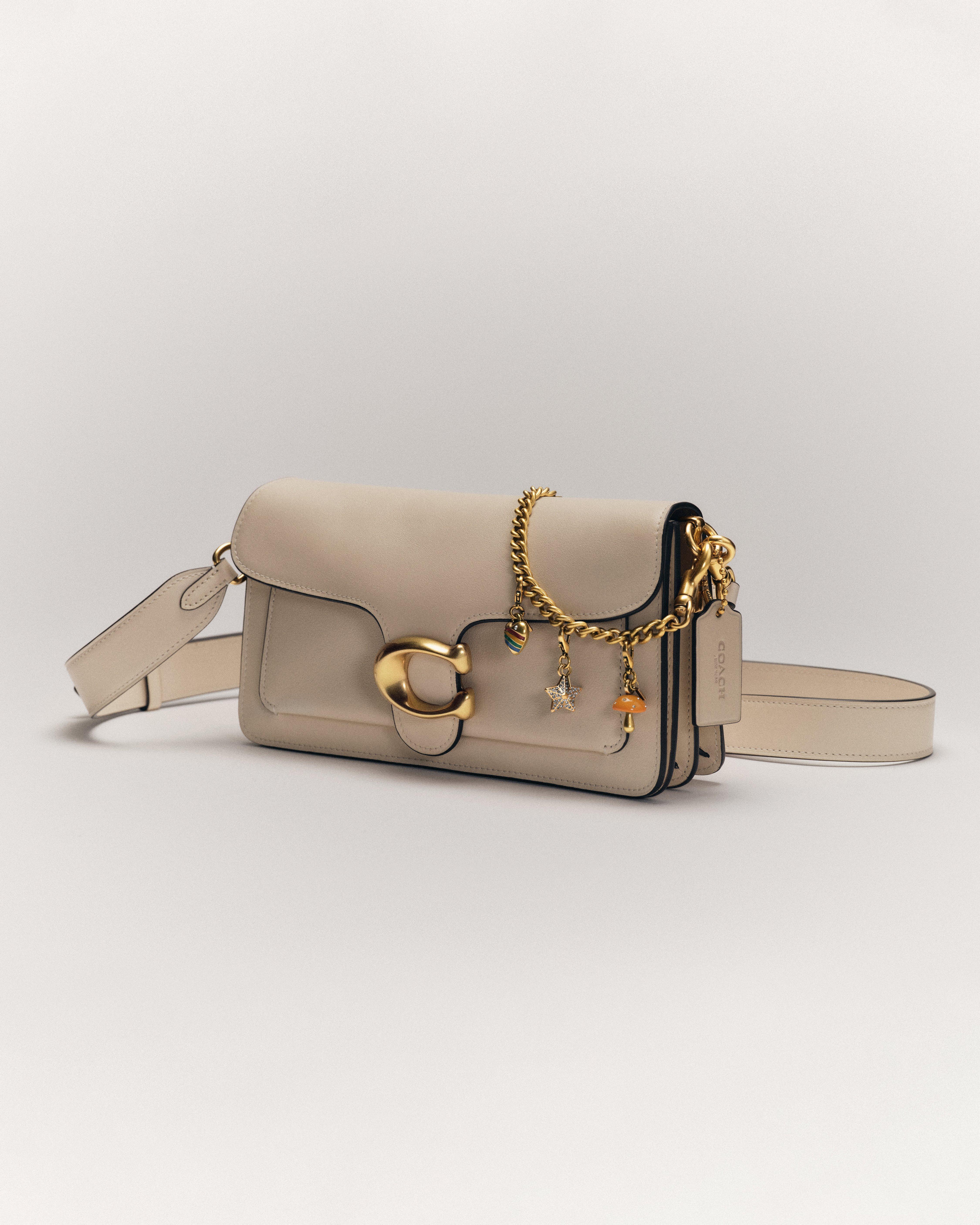 Bag styled with charms and keychains