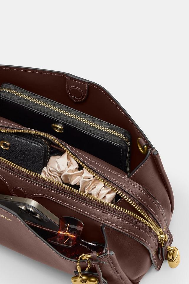 美品✨コーチ ローグ 2way ショルダーバッグ トート レザー ブラウン 公式】COACH – コーチ | ローグ バッグ 34 | アイコンバッグ