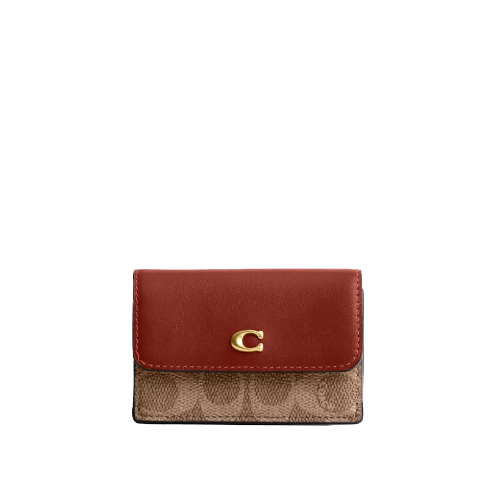新品未使用　コーチ財布　ミニ トライフォールド ウォレット　レッド 楽天市場】コーチ COACH 財布 三つ折り財布 F07331 7331
