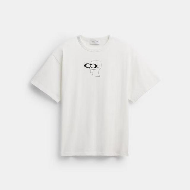 A classic-fit t-shirt featuring a cool sunglasses graphic that catches the eye.