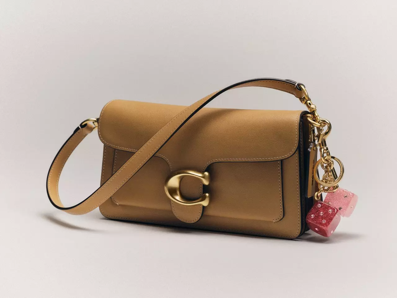 Tan Tabby bag with charm